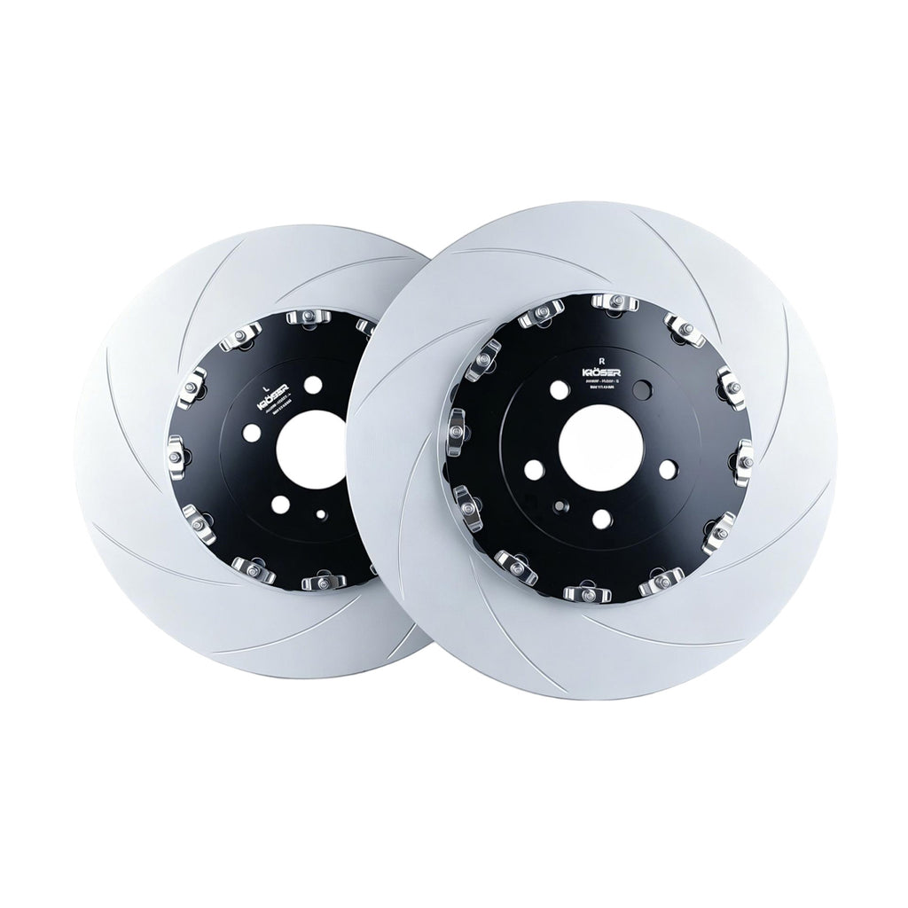 2010-2018 Audi A6, A8, S6, S7, S8 – Front Two-Piece Floating Brake Rotors | Direct Fit, Performance Upgrade