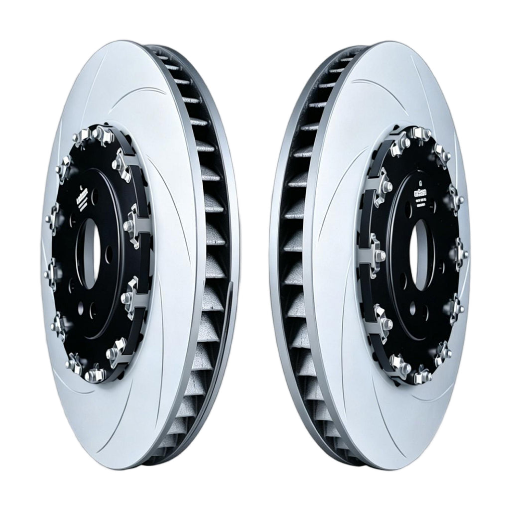 2010-2018 Audi A6, A8, S6, S7, S8 – Front Two-Piece Floating Brake Rotors | Direct Fit, Performance Upgrade