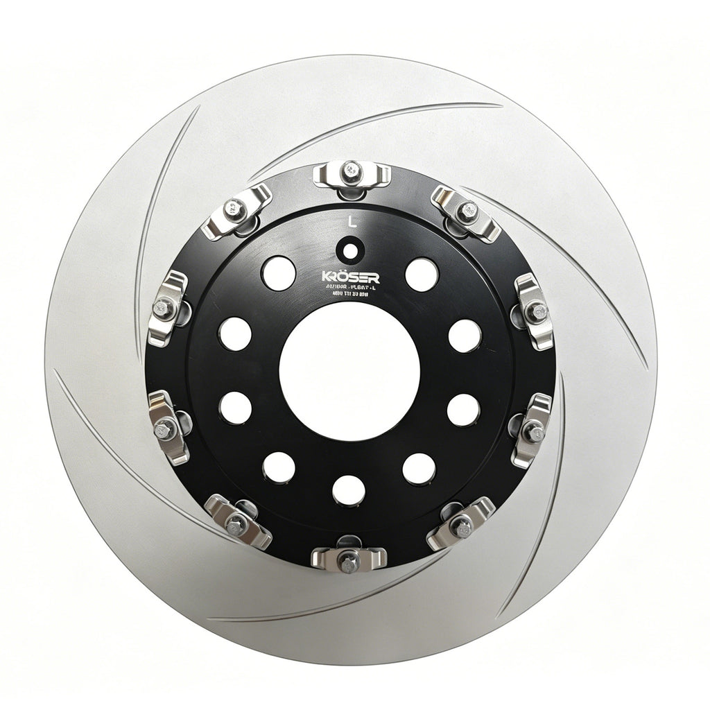 2009-2024 Audi A3/Q3/S3 & VW GTI/Golf R/Jetta/Tiguan/CC - Front & Rear Two-Piece Floating Brake Rotors | 4-Piece Kit | Direct Fit