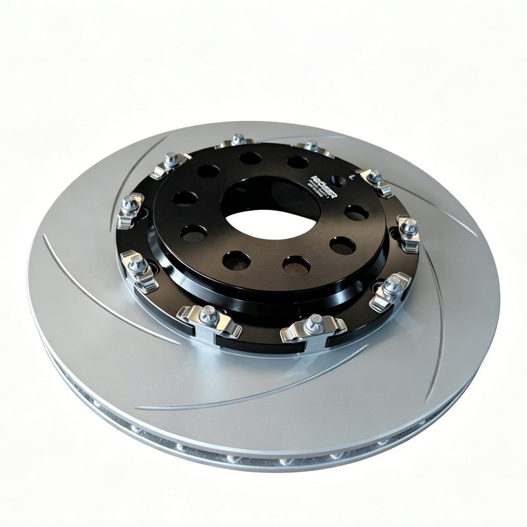 2009-2024 Audi A3/Q3/S3 & VW GTI/Golf R/Jetta/Tiguan/CC - Front & Rear Two-Piece Floating Brake Rotors | 4-Piece Kit | Direct Fit
