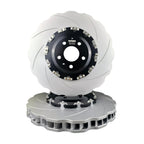 2014-2018 Audi RS7 - Front Two-Piece Floating Brake Rotors | Waved | Direct Fit