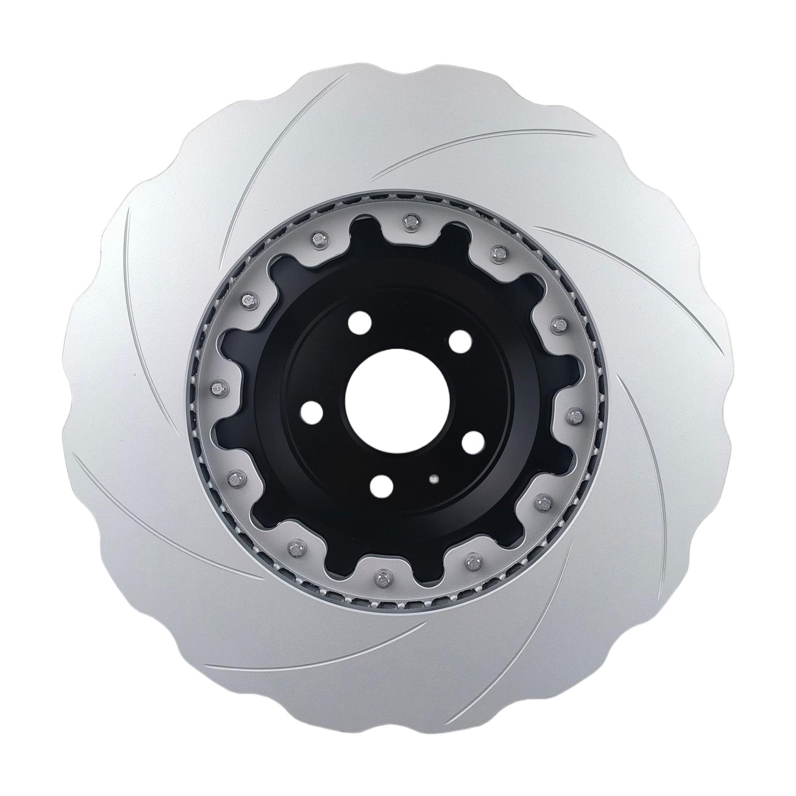 2014-2018 Audi RS7 - Front Two-Piece Floating Brake Rotors | Waved | Direct Fit