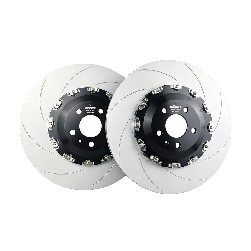 2017-2025 Audi A6/A8/S6/S7/S8/SQ7/SQ8 - Front Two-Piece Floating Brake Rotors | Direct Fit