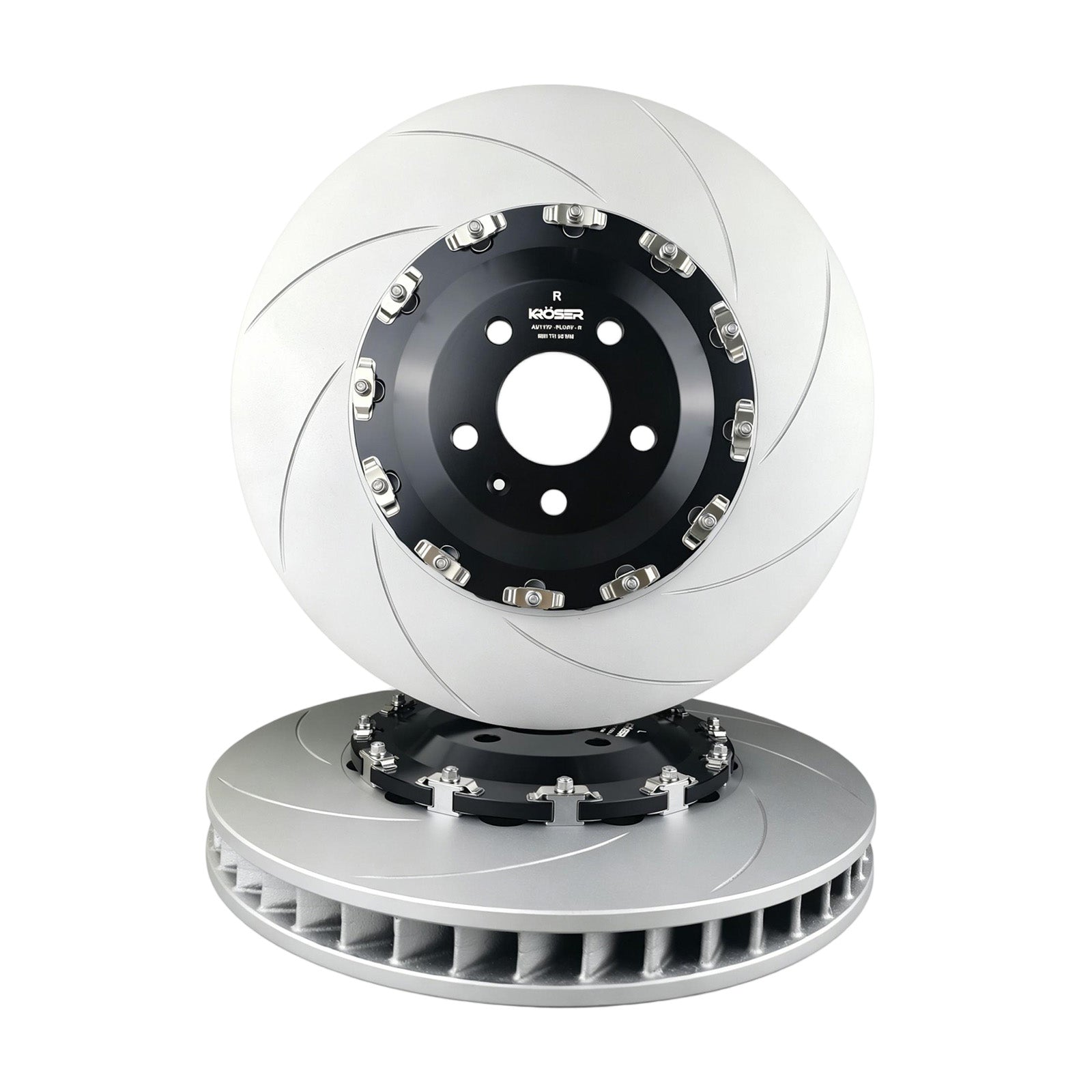 2017-2025 Audi A6/A8/S6/S7/S8/SQ7/SQ8 - Front Two-Piece Floating Brake Rotors | Direct Fit