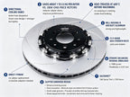 2022-2026 Audi RS3 - Front Two-Piece Floating Brake Rotors | Direct Fit