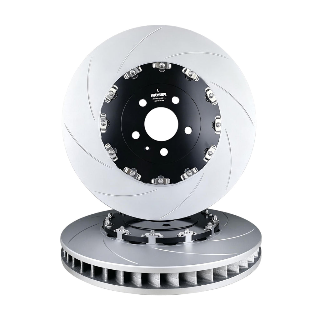 2010-2018 Audi A6, A8, S6, S7, S8 – Front Two-Piece Floating Brake Rotors | Direct Fit, Performance Upgrade