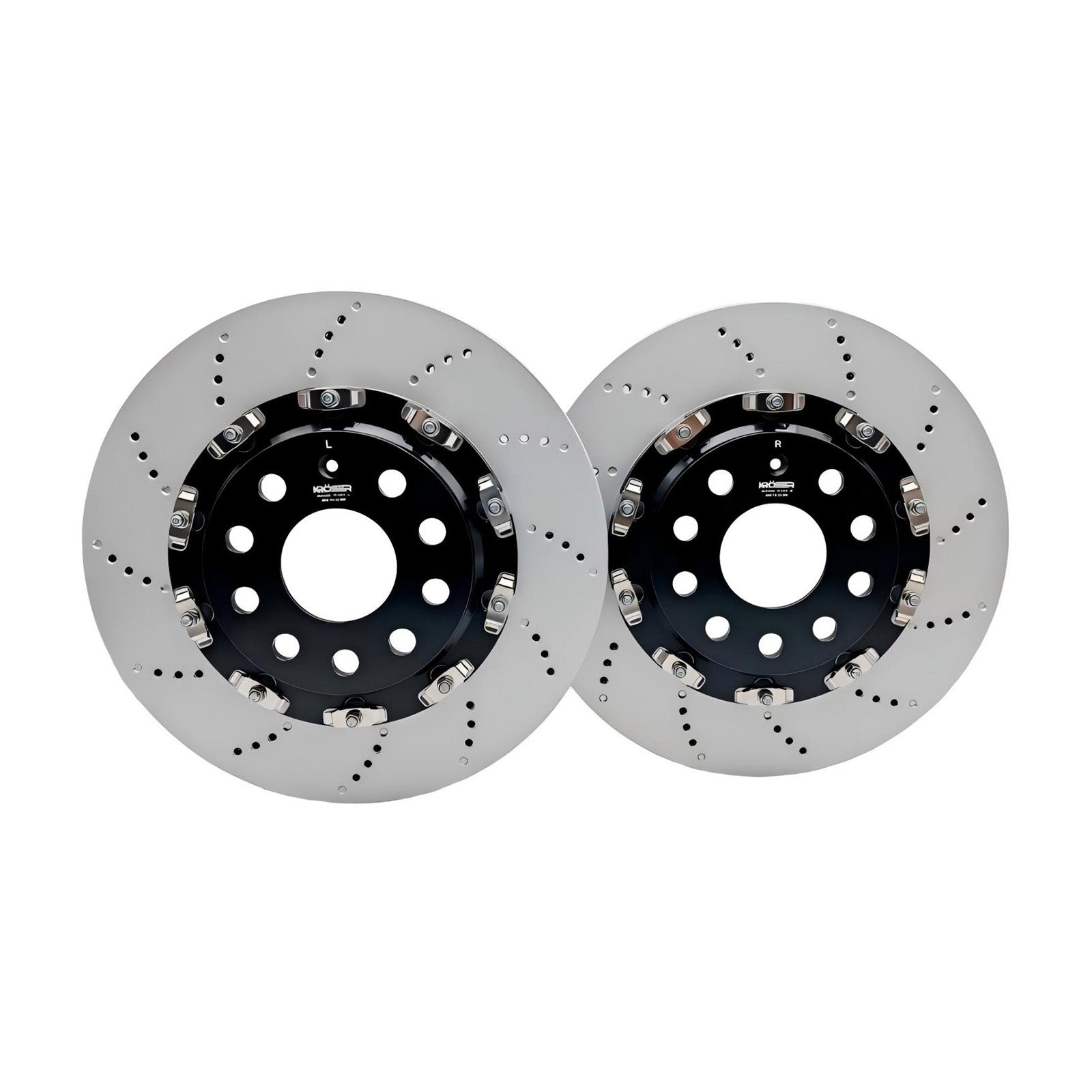 2003-2024 Audi A3/S3 & VW GTI/Golf R/Tiguan -  Front & Rear Two-Piece Floating Brake Rotors | 4-Piece Kit | Direct Fit