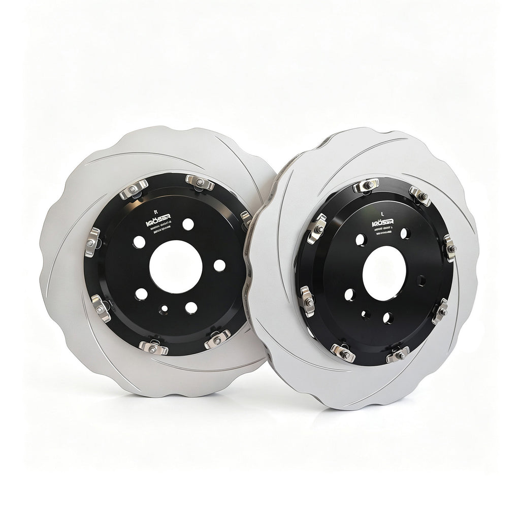 2014-2018 Audi A7/S7/RS7 Rear Two-Piece Floating Brake Rotors | Direct Fit