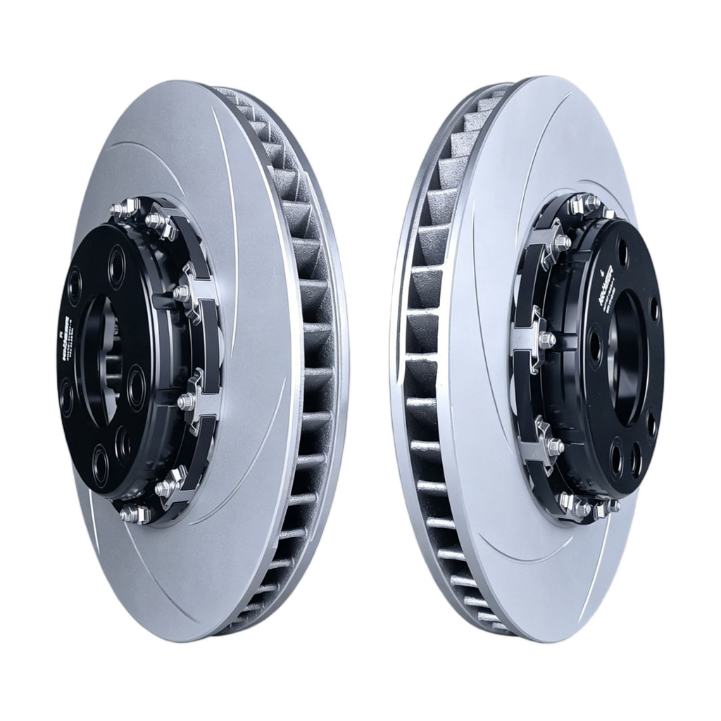 2003-2015 Audi Q7 / Porsche Cayenne / VW Touareg – Front Two-Piece Floating Brake Rotors | Direct Fit