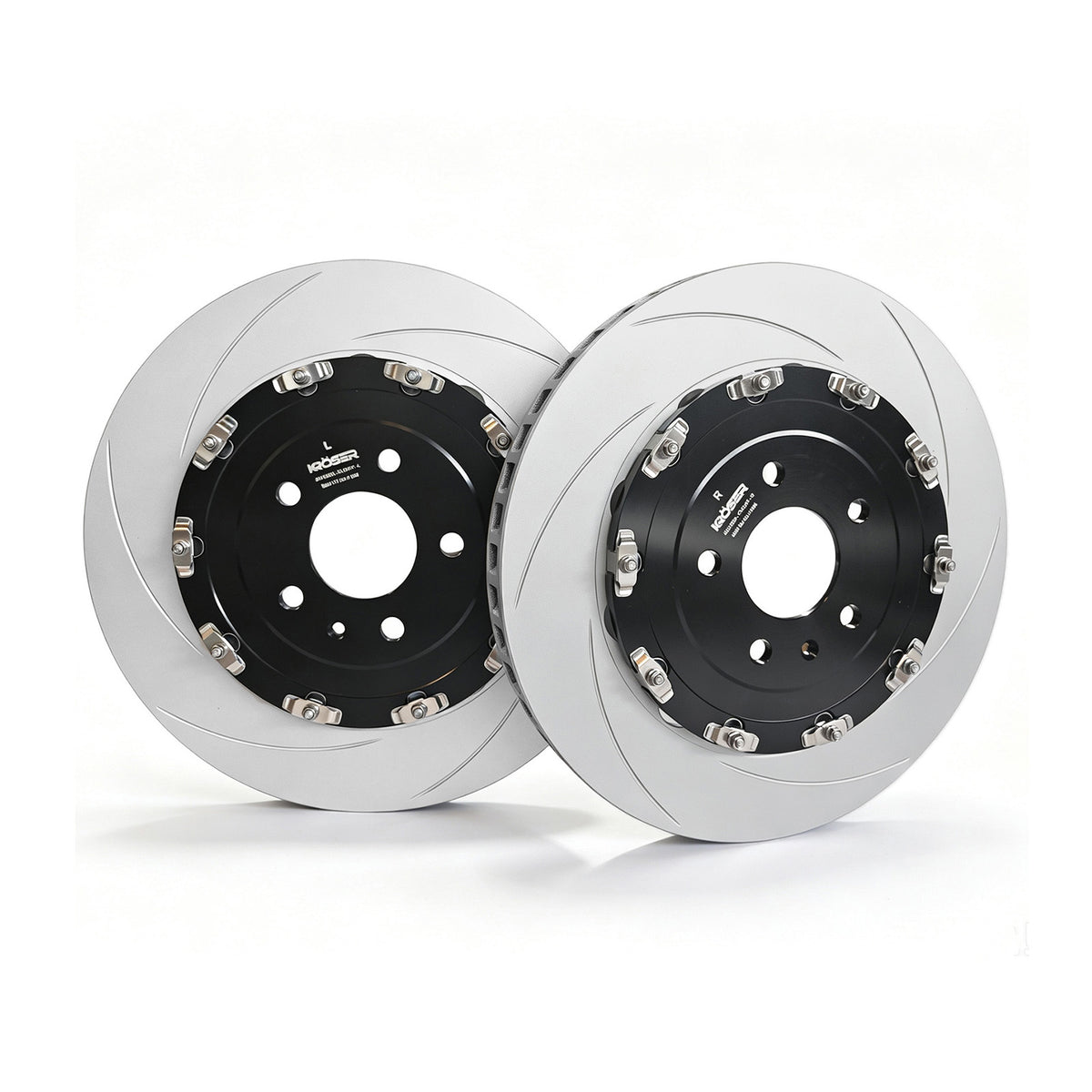 2008-2023 Audi R8/RS5 Rear Two-Piece Floating Brake Rotors | Direct Fit