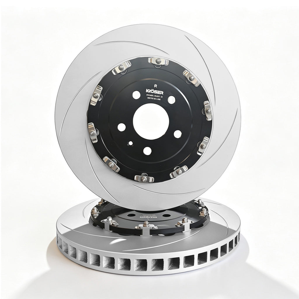 2008-2023 Audi R8/RS5 Rear Two-Piece Floating Brake Rotors | Direct Fit