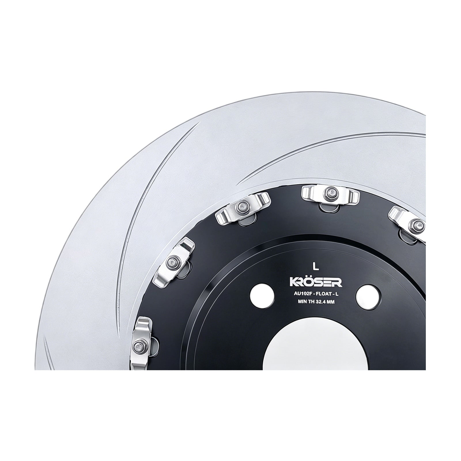 2017-2020 Audi RS3 - Front Two-Piece Floating Brake Rotors | Direct Fit