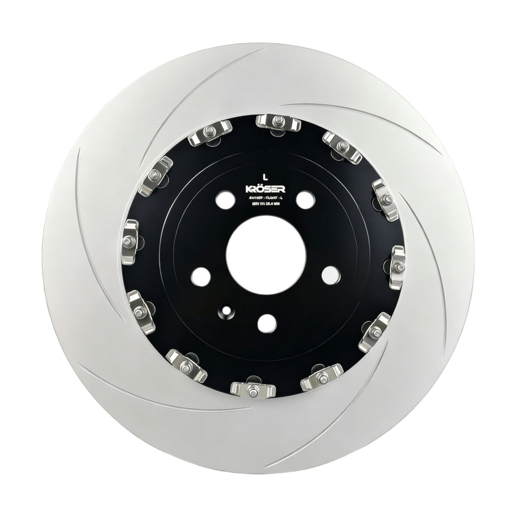2017 2018 2019 2020 Audi RS3 - Front Two-Piece Floating Brake Rotors | Direct Fit