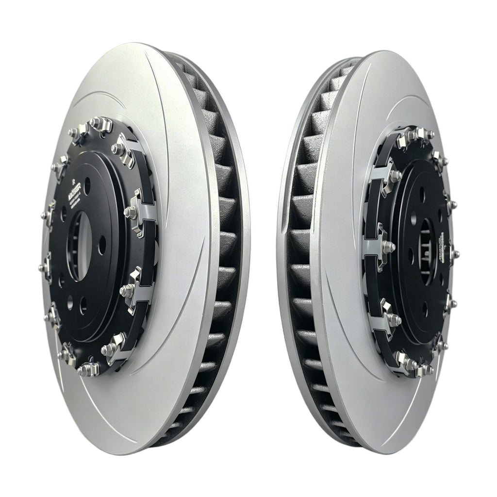 2017 2018 2019 2020 Audi RS3 - Front Two-Piece Floating Brake Rotors | Direct Fit
