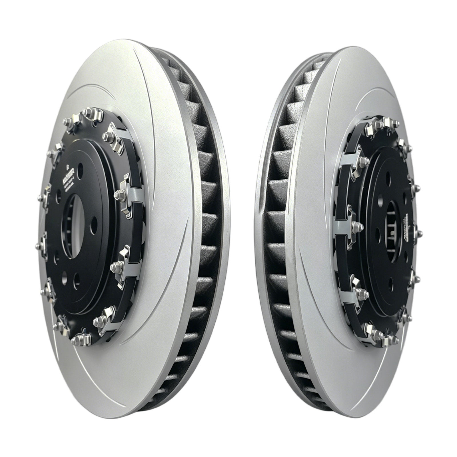 2017 2018 2019 2020 Audi RS3 - Front Two-Piece Floating Brake Rotors | Direct Fit