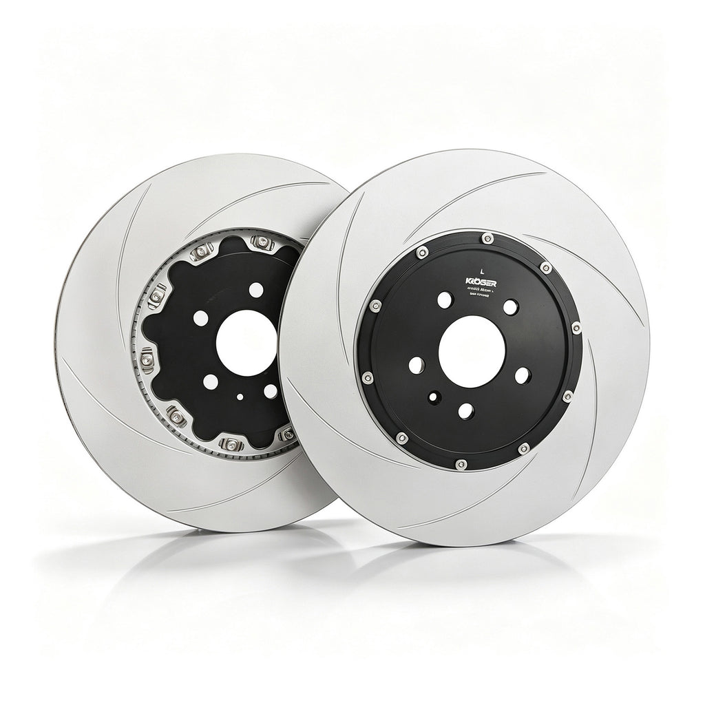 2020-2024 Audi RS6/RS7/RS Q8 Rear Two-Piece Floating Brake Rotors | Direct Fit