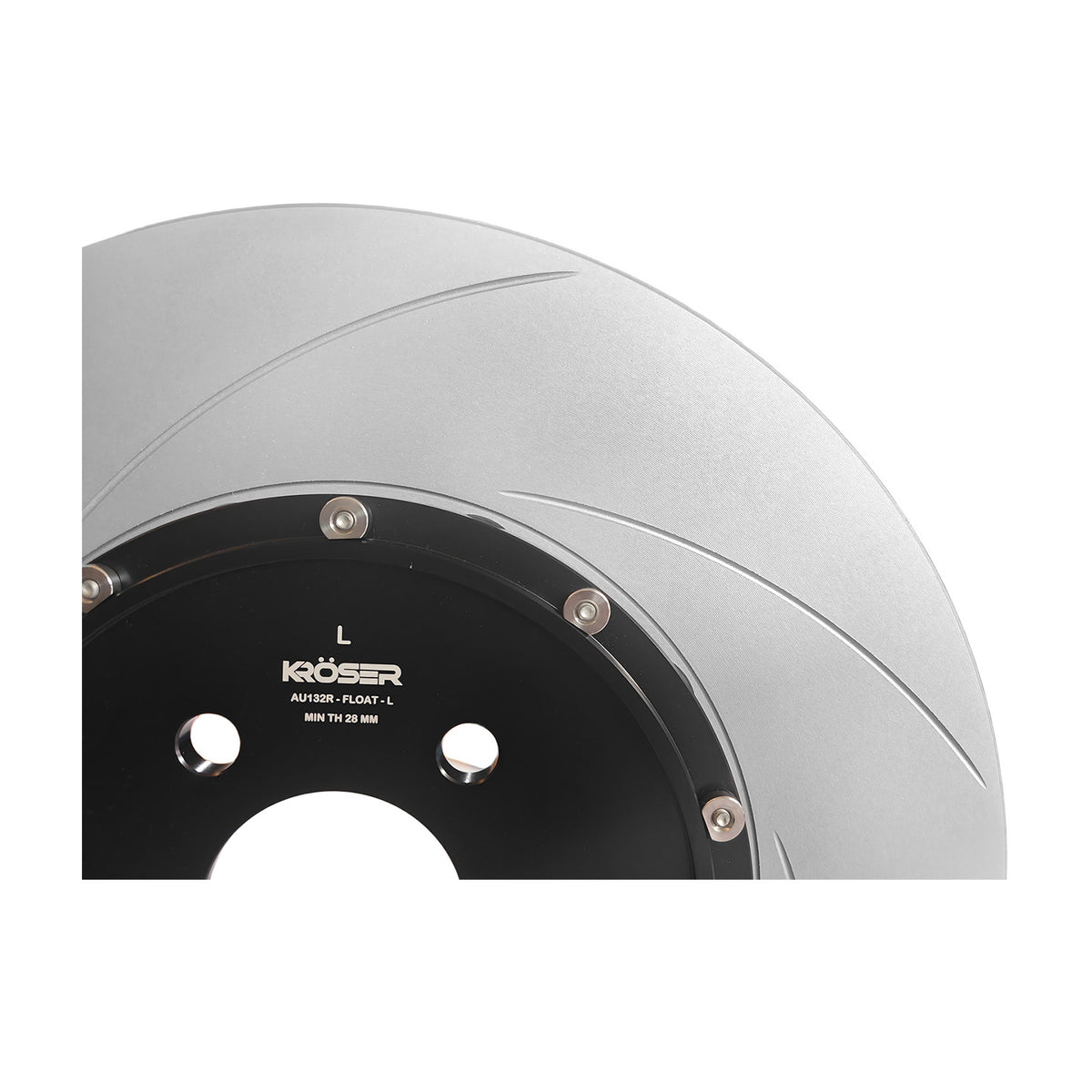 2020-2024 Audi RS6/RS7/RS Q8 Rear Two-Piece Floating Brake Rotors | Direct Fit