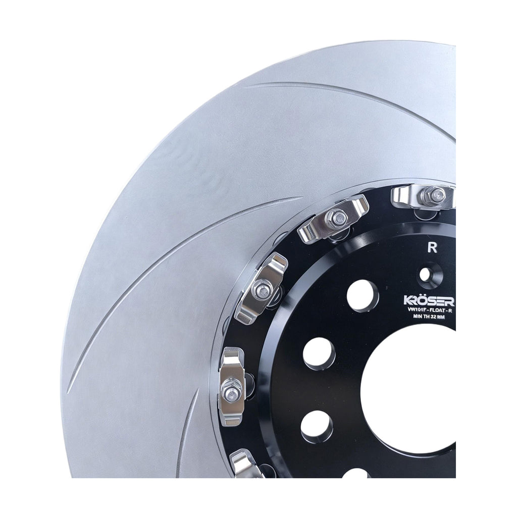 2022-2025 Audi S3 / VW Golf R – Front Two-Piece Floating Brake Rotors | Direct Fit