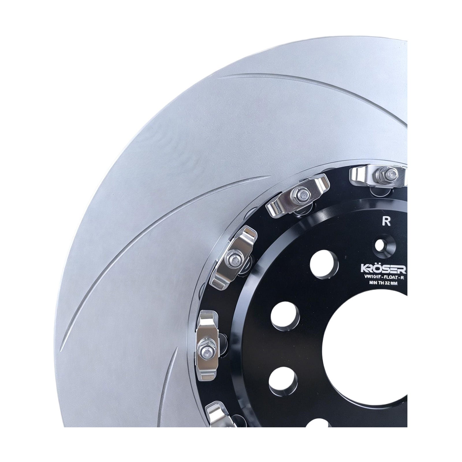 2022-2025 Audi S3 / VW Golf R – Front Two-Piece Floating Brake Rotors | Direct Fit