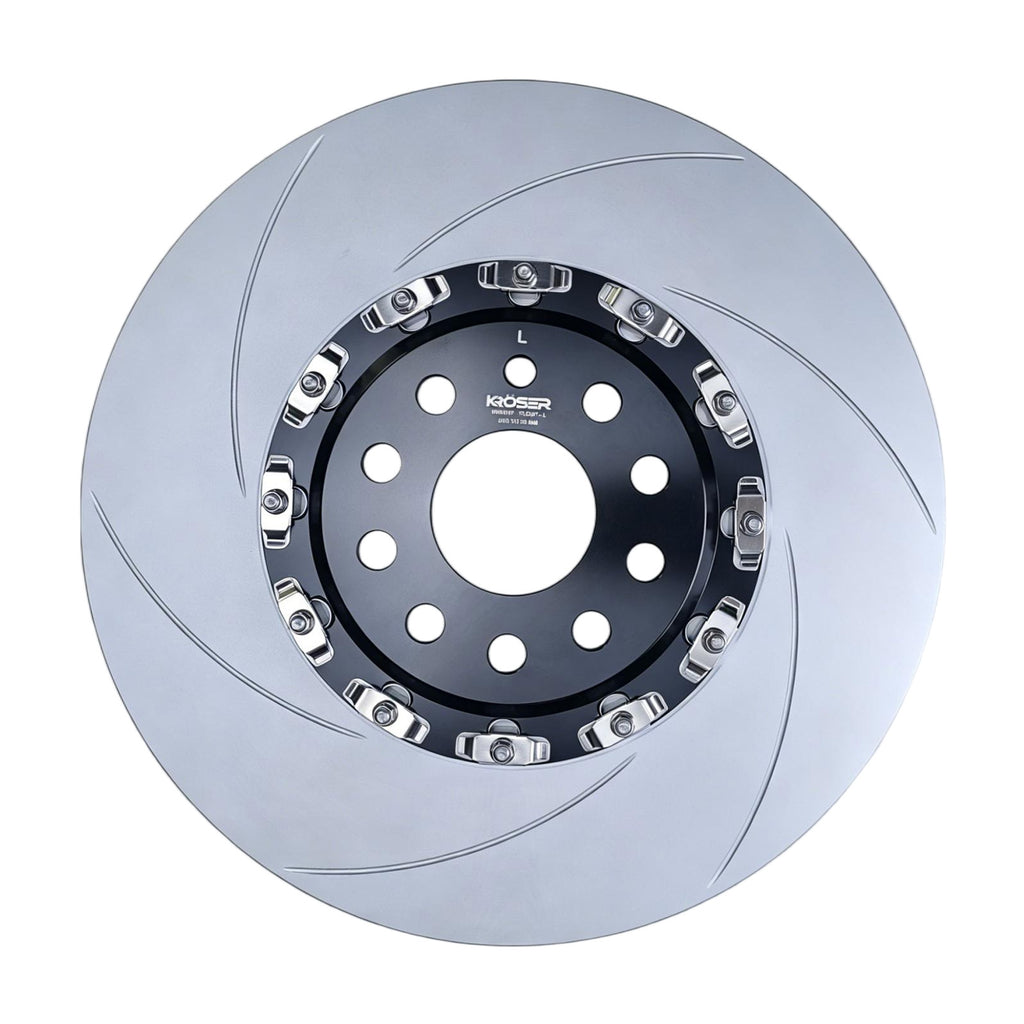 2022-2025 Audi S3 / VW Golf R – Front Two-Piece Floating Brake Rotors | Direct Fit
