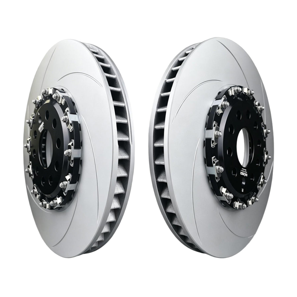 2022-2025 Audi S3 / VW Golf R – Front Two-Piece Floating Brake Rotors | Direct Fit