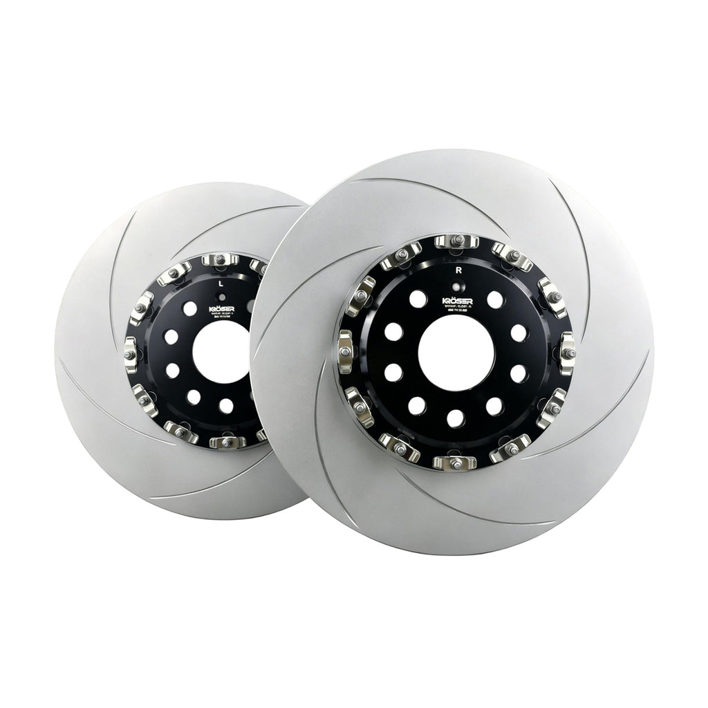 2022-2025 Audi S3 / VW Golf R – Front Two-Piece Floating Brake Rotors | Direct Fit