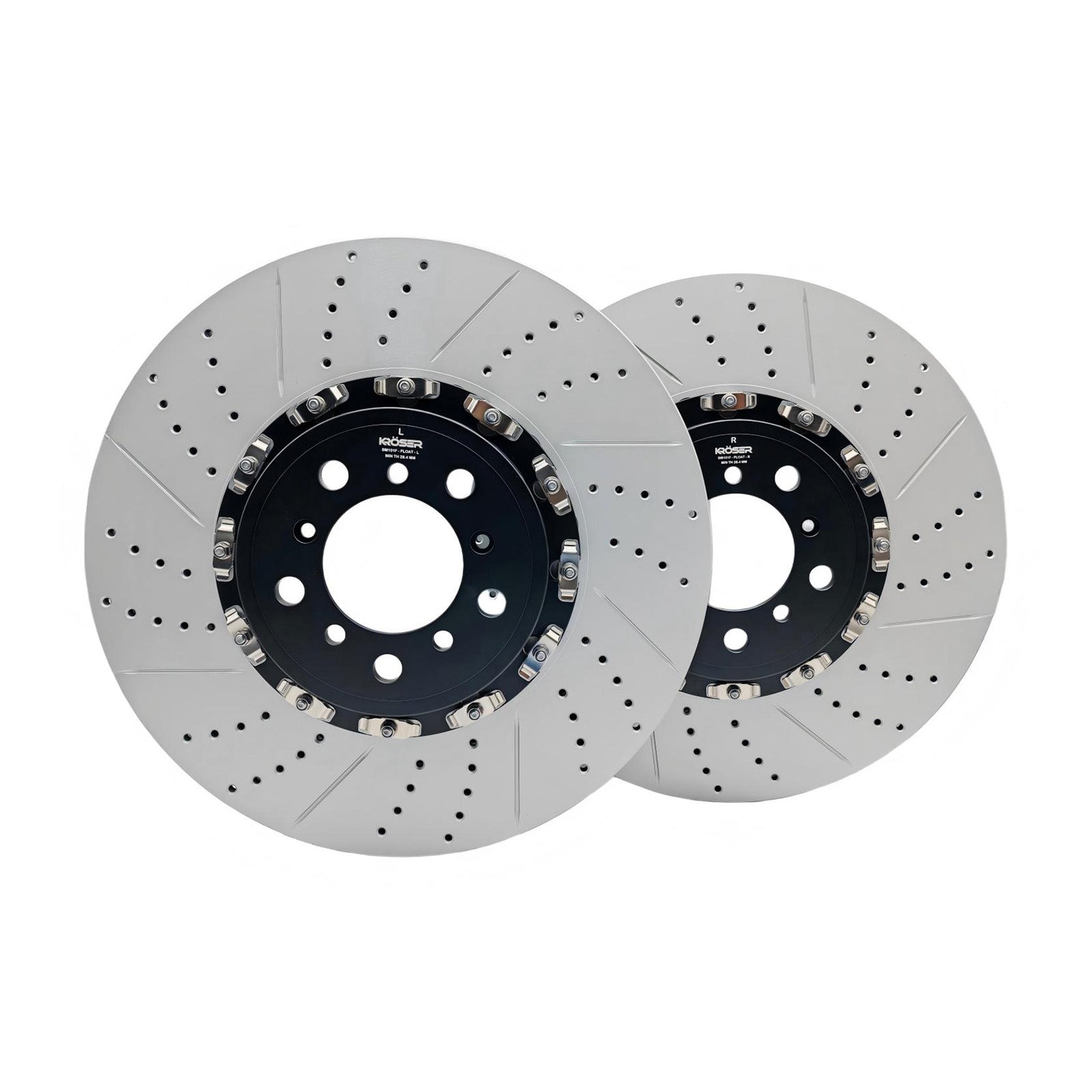 2015-2021 BMW M2/M3/M4 - Front Two-Piece Floating Brake Rotors | Direct Fit