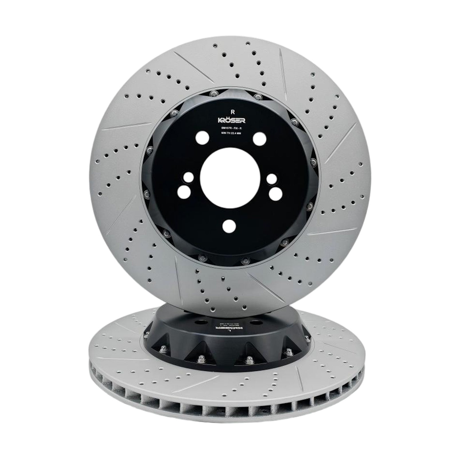 2015-2020 BMW M2/M3/M4 - Rear Two-Piece Fixed Brake Rotors | Direct Fit