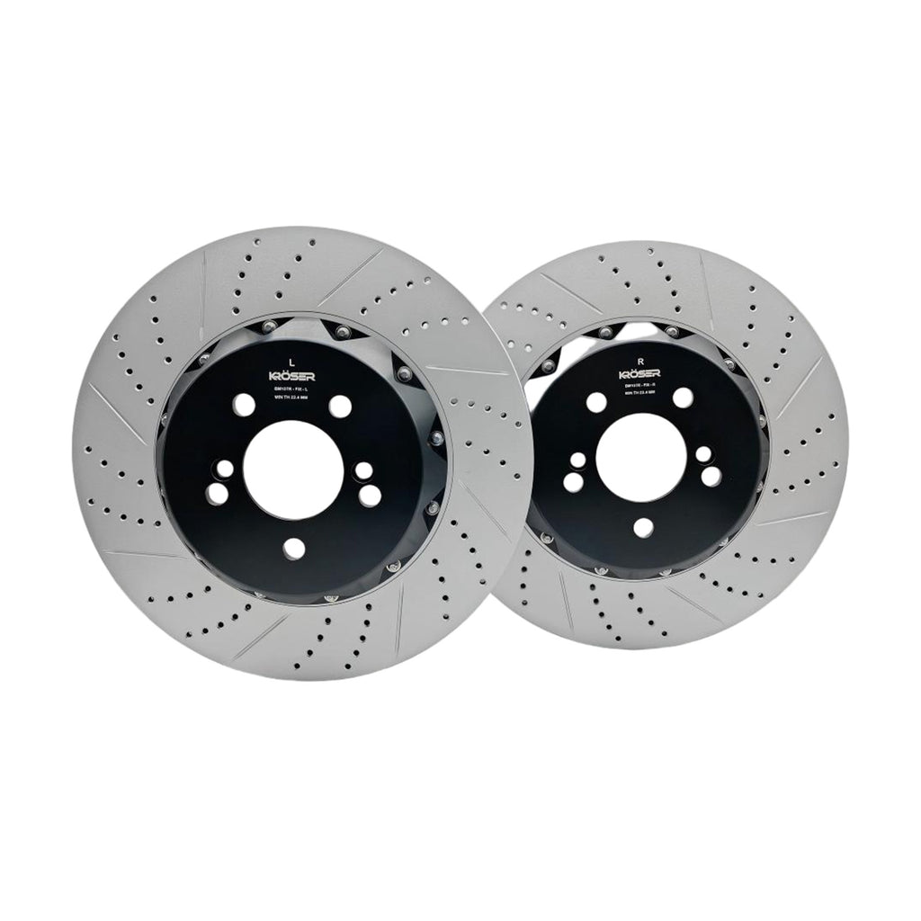 2015-2020 BMW M2/M3/M4 - Rear Two-Piece Fixed Brake Rotors | Direct Fit