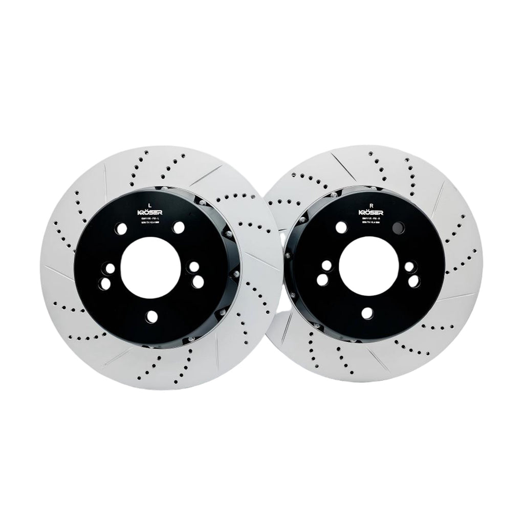 2000-2006 BMW M3/M5 - Rear Two-Piece Floating Brake Rotors | Direct Fit