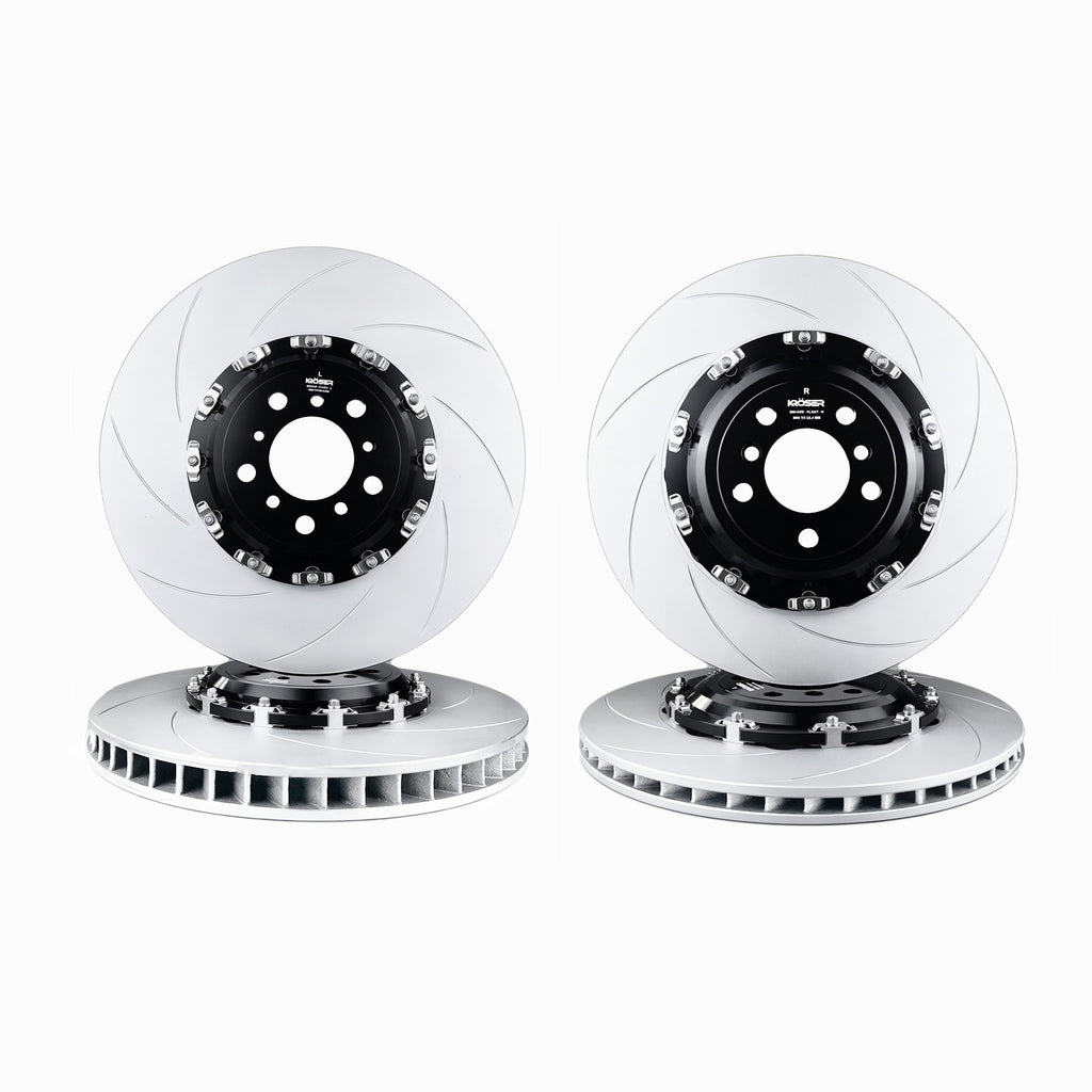 2012-2019 BMW M5/M6/M6 Gran Coupe - Front & rear Two-Piece Floating Brake Rotors | 4-Piece Kit | Direct Fit