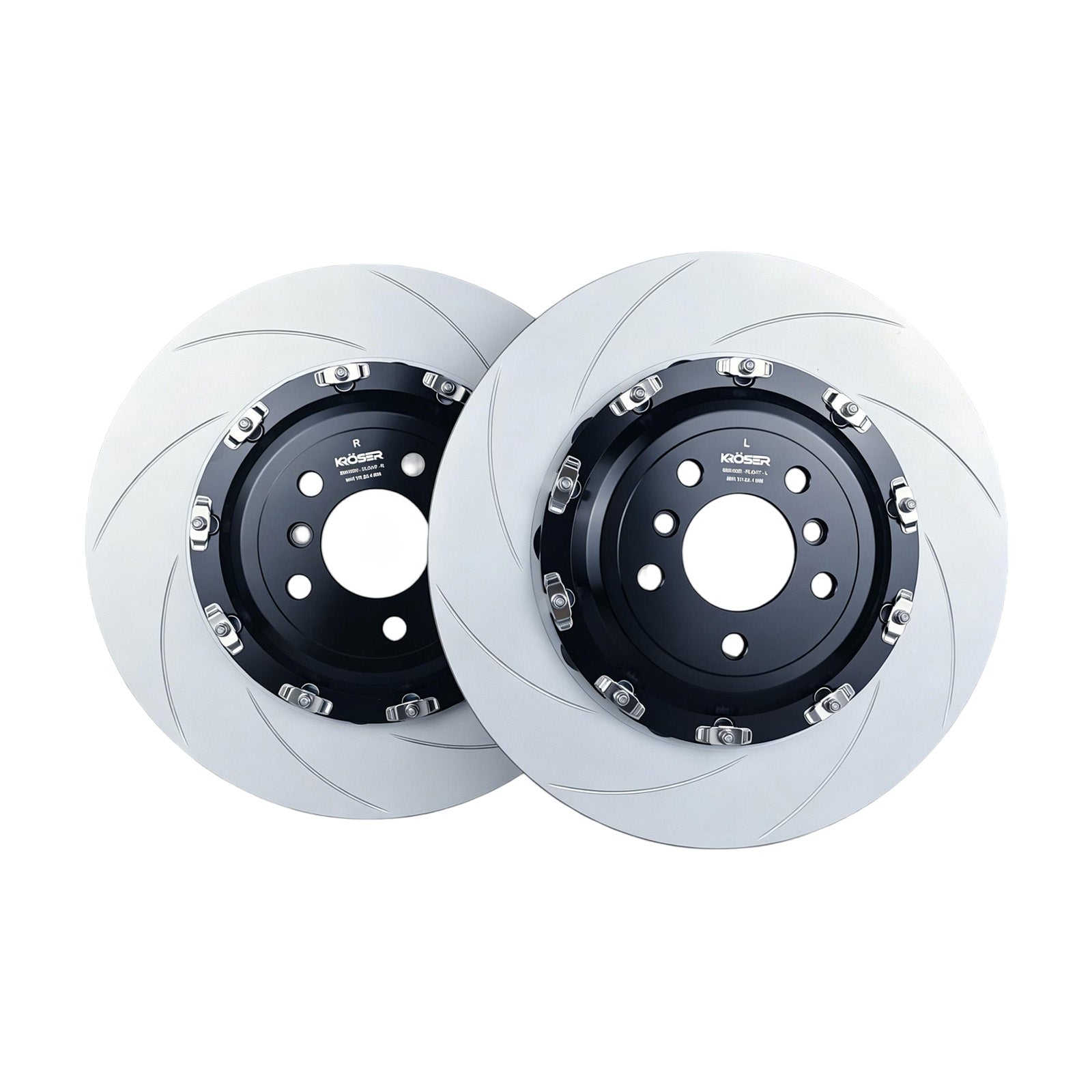 2012-2019 BMW M5/M6/M6 Gran Coupe - Front & rear Two-Piece Floating Brake Rotors | 4-Piece Kit | Direct Fit