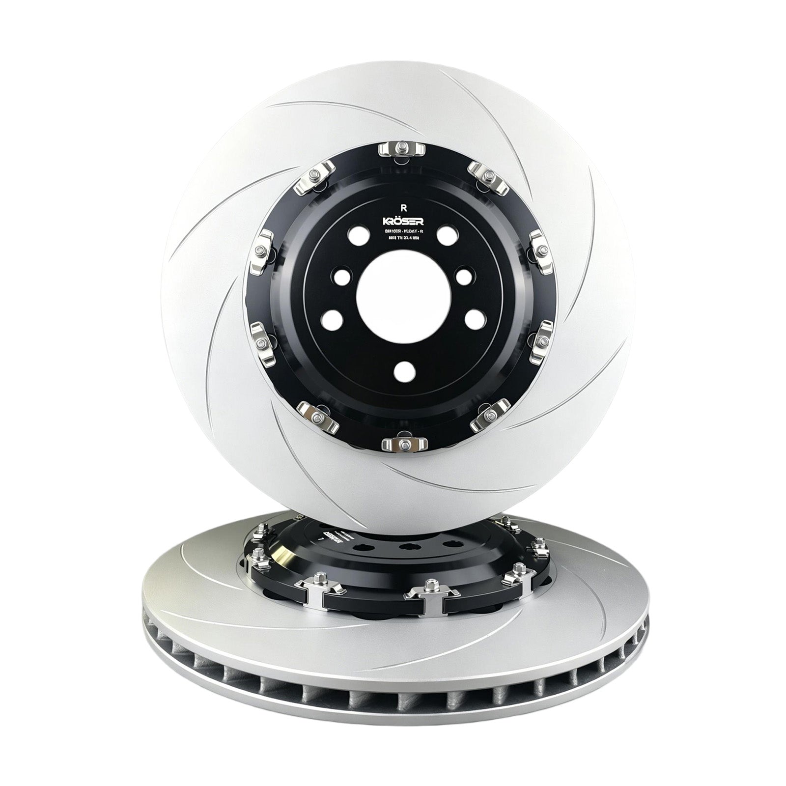 2012-2019 BMW M5/M6/M6 Gran Coupe - Rear Two-Piece Floating Brake Rotors | Direct Fit