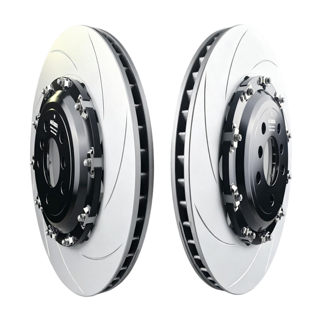 2012-2019 BMW M5/M6/M6 Gran Coupe - Rear Two-Piece Floating Brake Rotors | Direct Fit