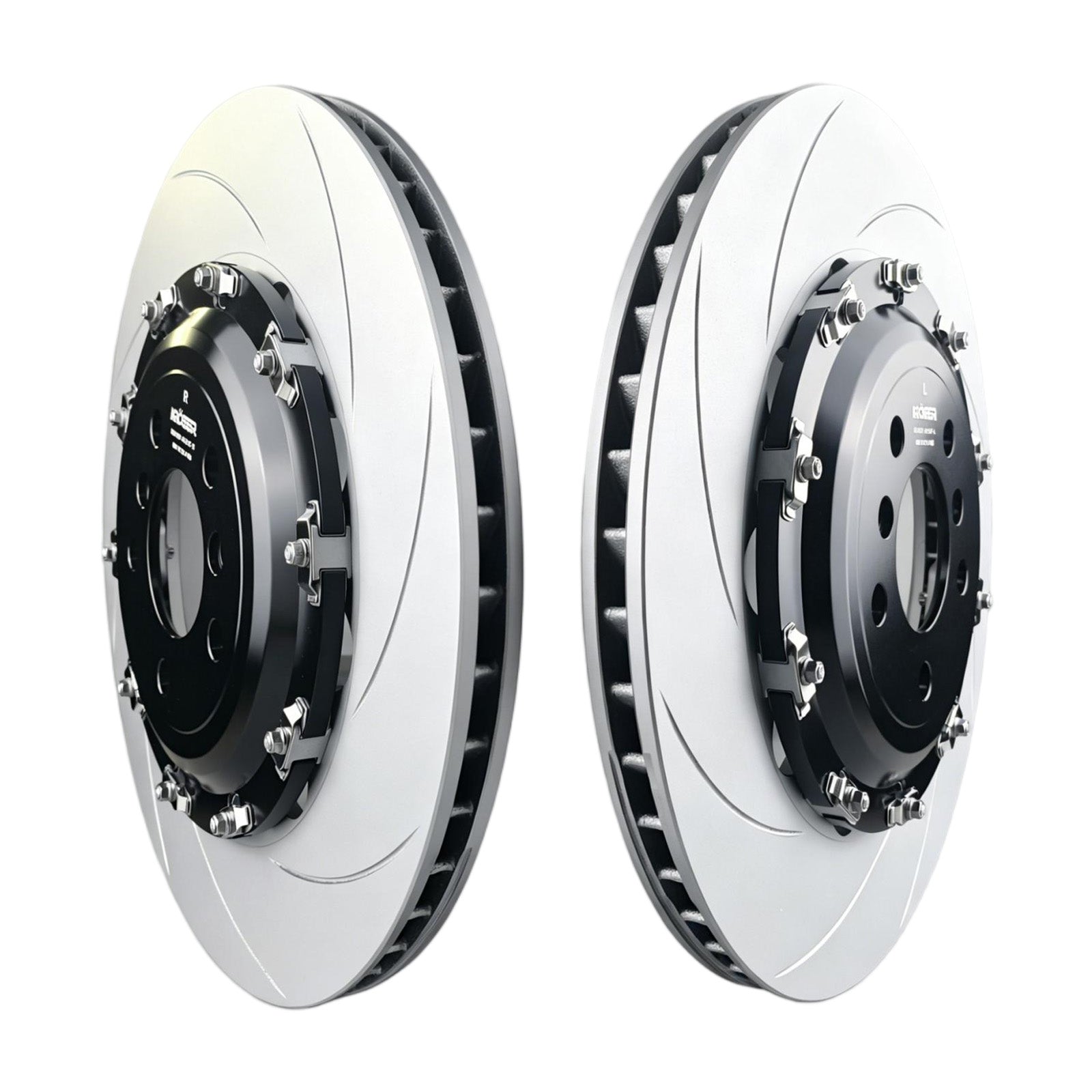 2012-2019 BMW M5/M6/M6 Gran Coupe - Rear Two-Piece Floating Brake Rotors | Direct Fit