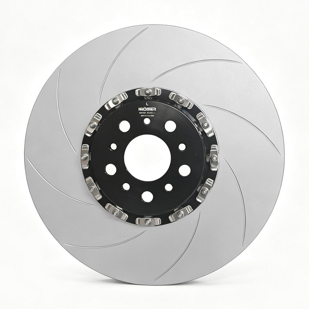 2017-2025 BMW M5/M8/M8 Gran Coupe Front Two-Piece Floating Brake Rotors | Direct Fit