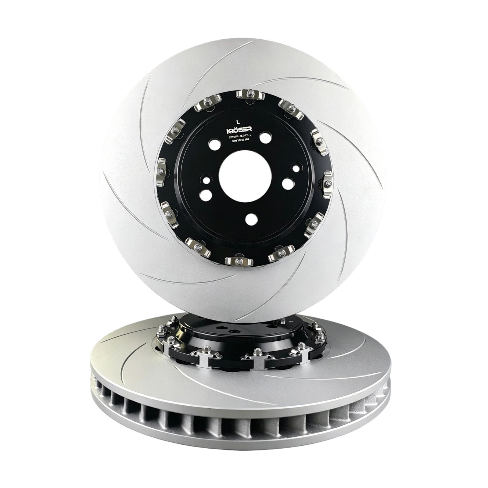2013-2023 Mercedes-AMG C63/E63/S63/GT/GL63 - Front Two-Piece Floating Brake Rotors | Direct Fit