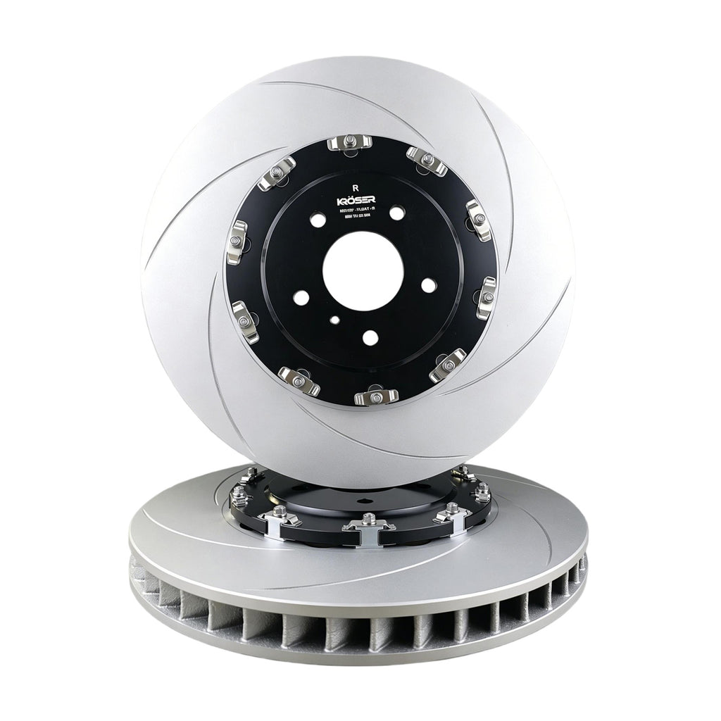 2009-2012 Nissan GT-R – Front Two-Piece Floating Brake Rotors | Direct Fit