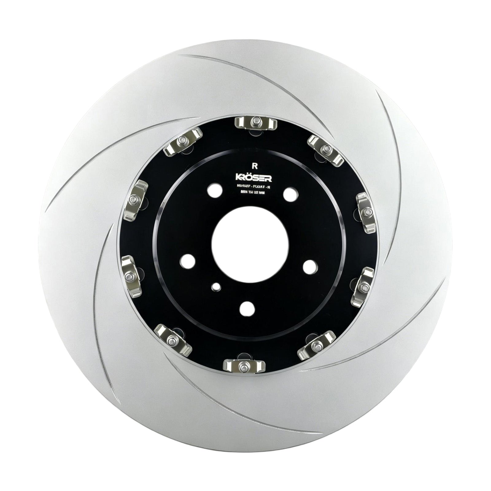 2009-2012 Nissan GT-R – Front Two-Piece Floating Brake Rotors | Direct Fit
