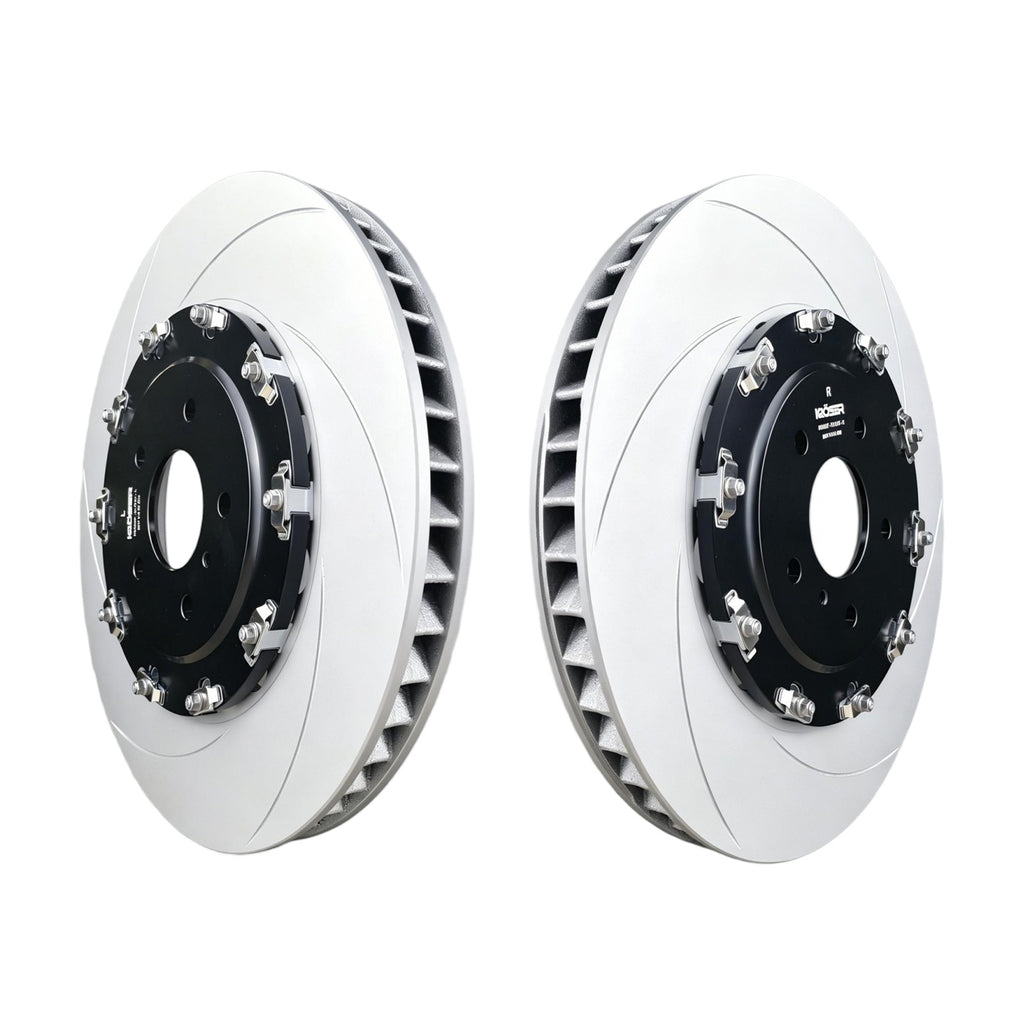 2009-2012 Nissan GT-R – Front Two-Piece Floating Brake Rotors | Direct Fit