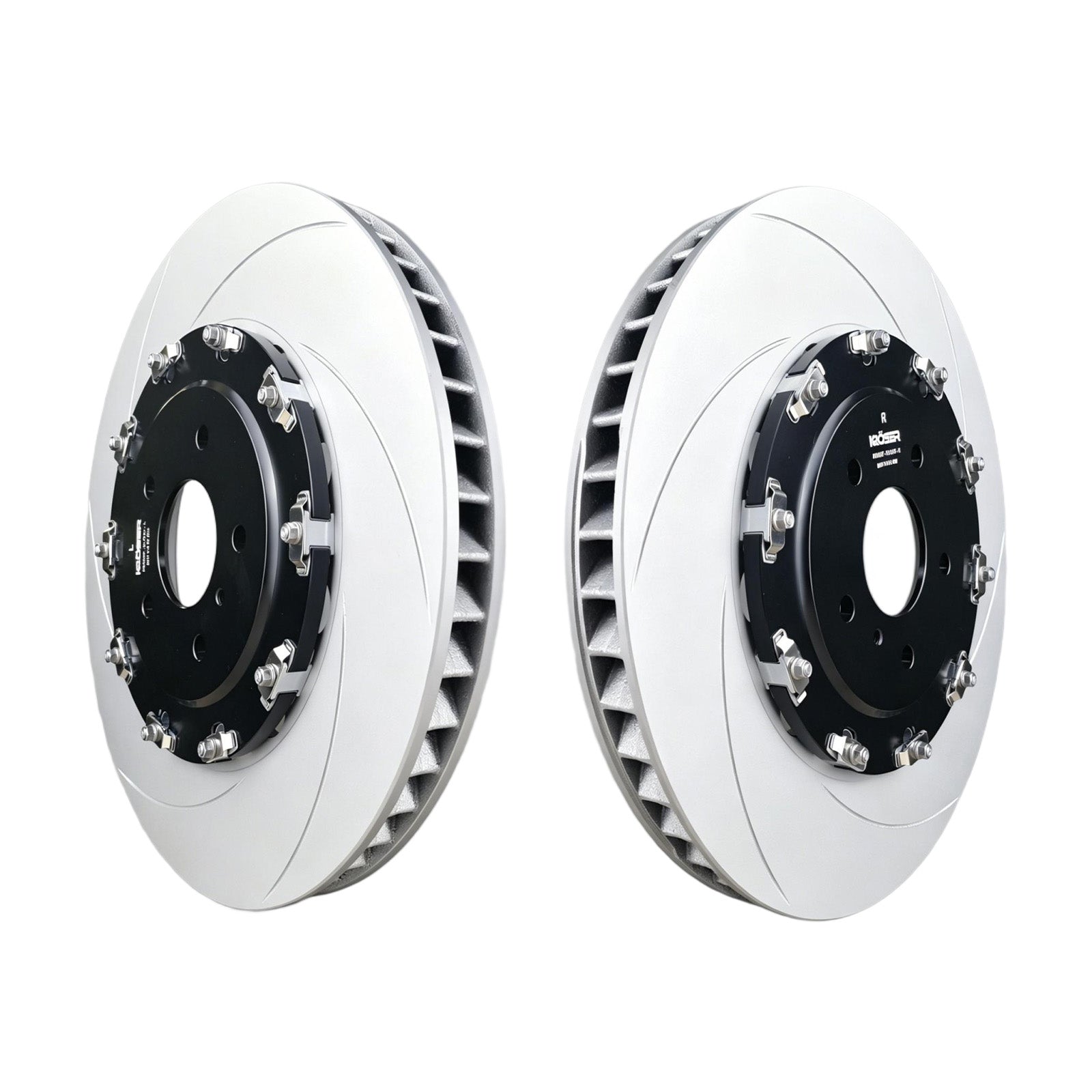 2009-2012 Nissan GT-R – Front Two-Piece Floating Brake Rotors | Direct Fit