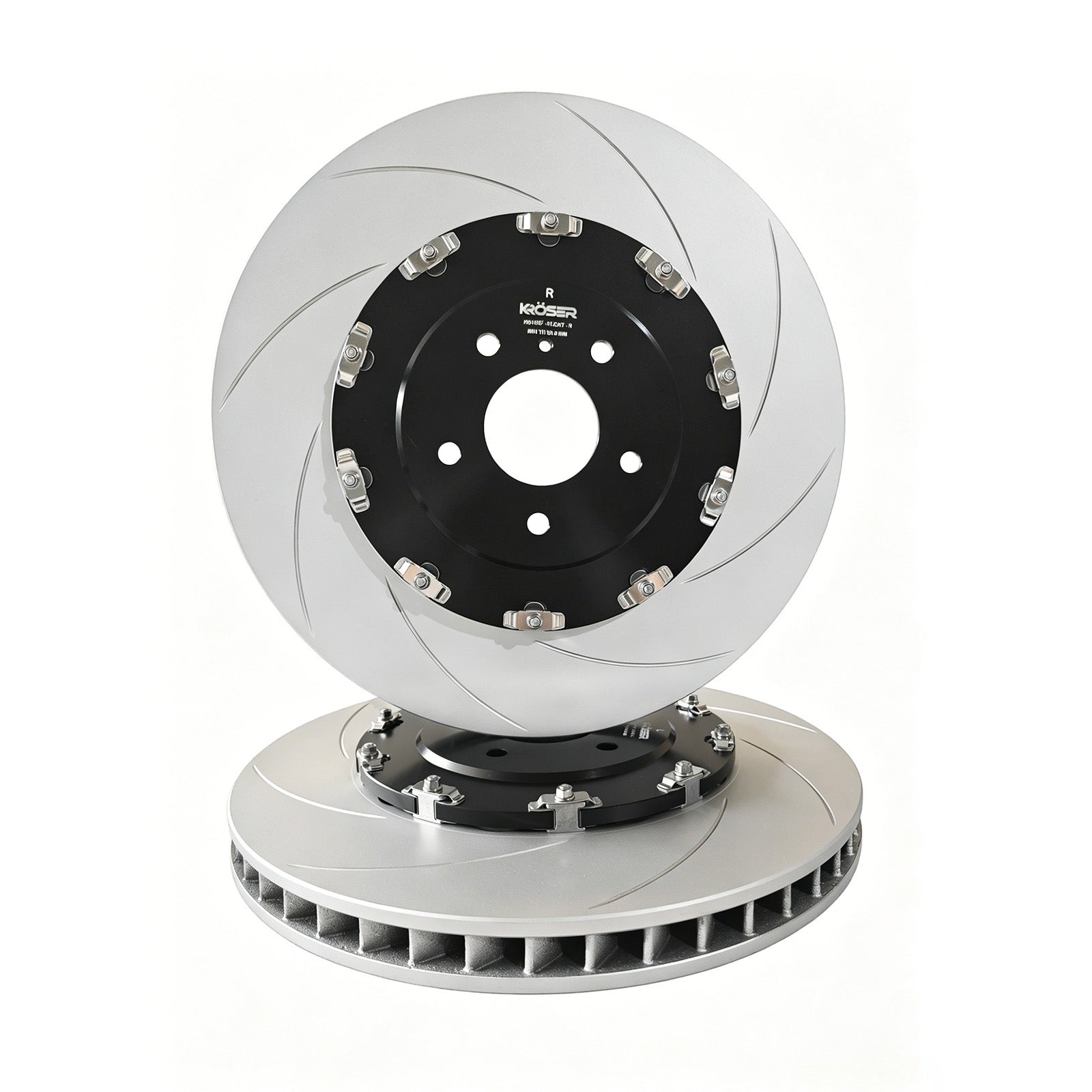 2011-2024 Nissan GT-R – Front Two-Piece Floating Brake Rotors | Direct Fit