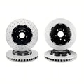 2011-2024 Nissan GT-R - Front & rear Two-Piece Floating Brake Rotors | 4-Piece Kit | Direct Fit