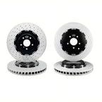 2011-2024 Nissan GT-R - Front & rear Two-Piece Floating Brake Rotors | 4-Piece Kit | Direct Fit