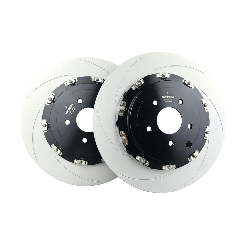 2011-2024 Nissan GT-R - Front & rear Two-Piece Floating Brake Rotors | 4-Piece Kit | Direct Fit
