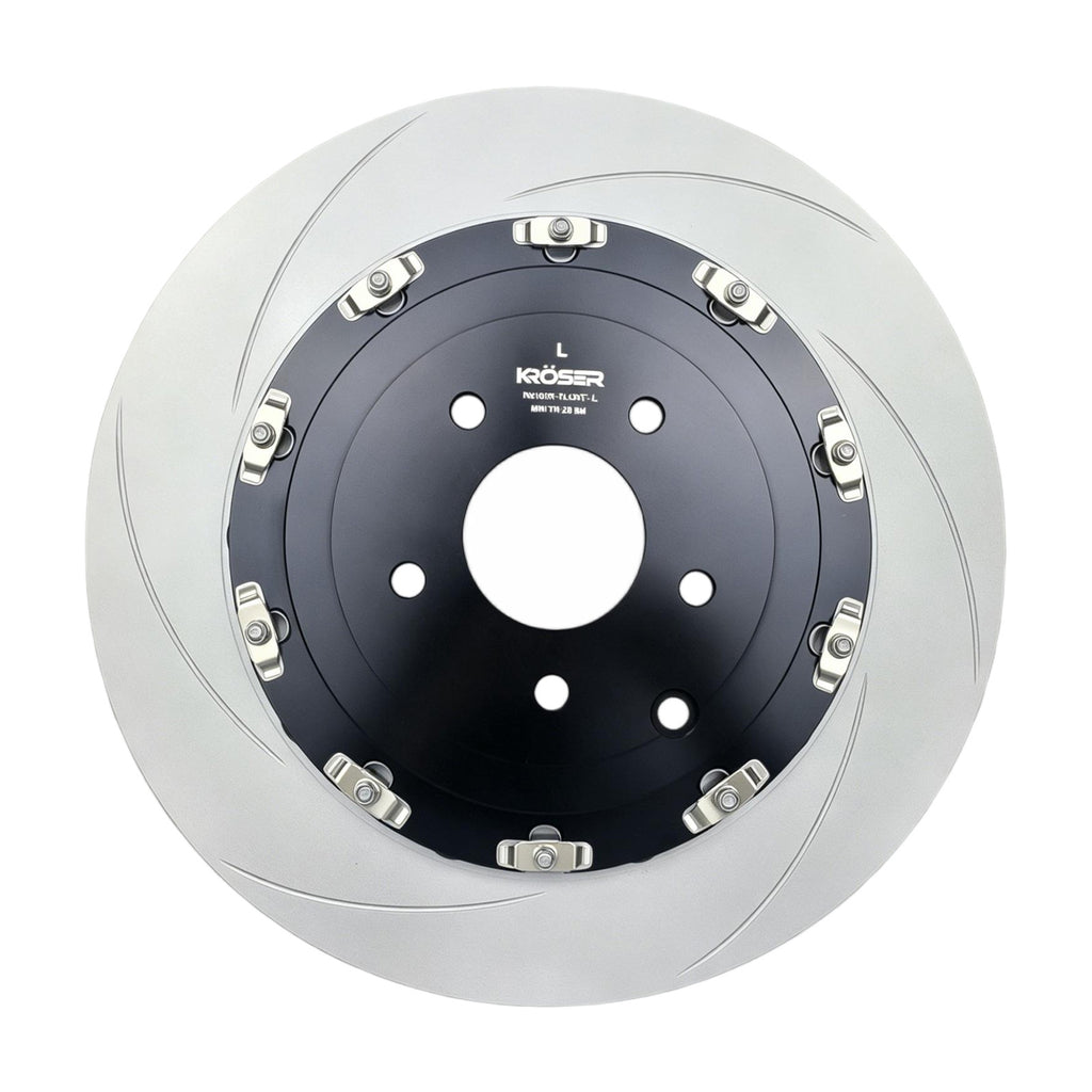 2009-2024 Nissan GT-R - Rear Two-Piece Floating Brake Rotors | Direct Fit
