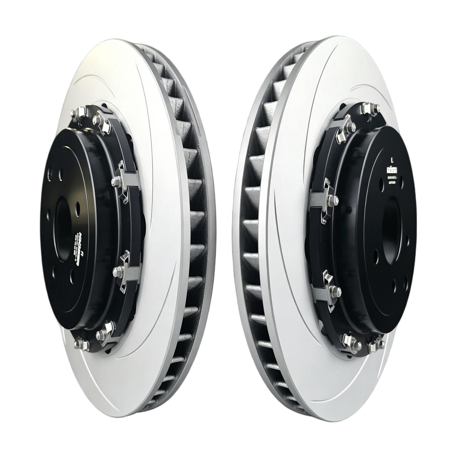 2009-2024 Nissan GT-R - Rear Two-Piece Floating Brake Rotors | Direct Fit
