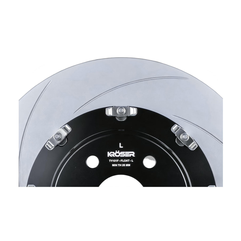 2023-2025 Toyota GR Corolla – Front Two-Piece Floating Brake Rotors | Direct Fit